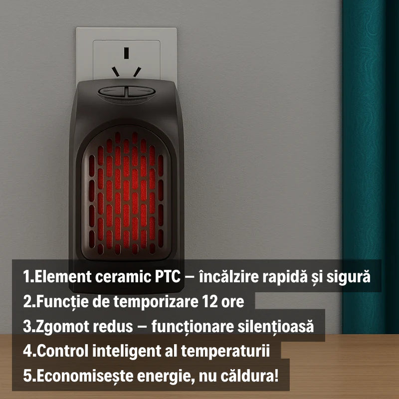 Aeroterma Electrica de Tip Semineu 400W