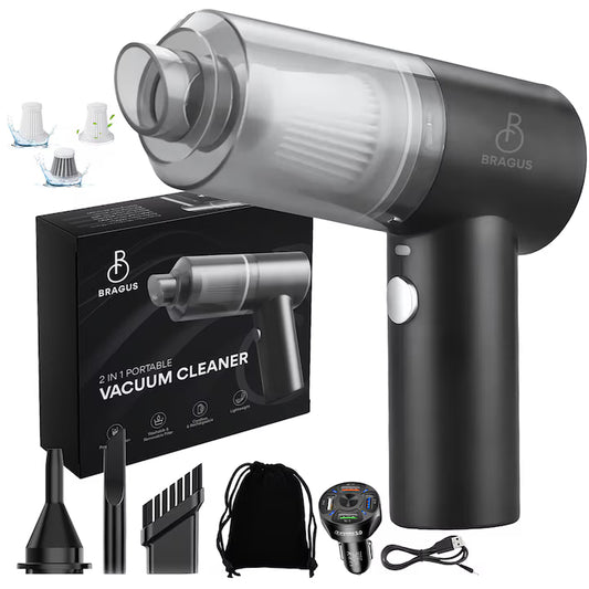 Mini Aspirator Auto Portabil-Putere Mare în Format Complet